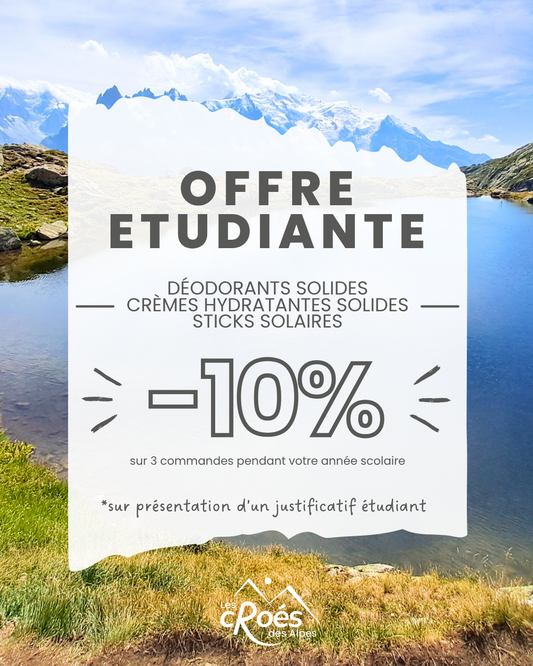 🎓 Étudiants : -10 % sur Les Croés des Alpes, toute l’année !
