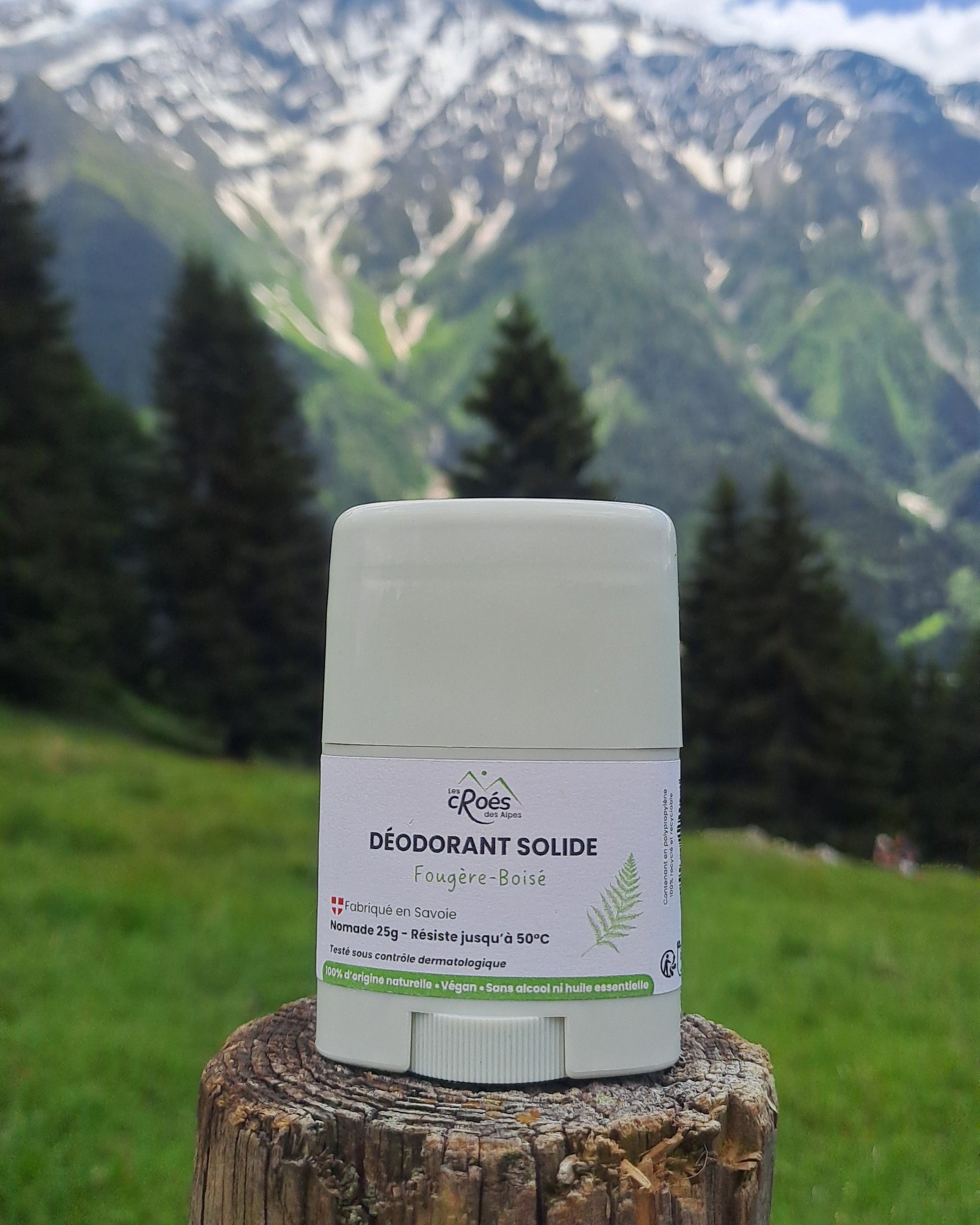 Les Croes des Alpes - Deodorant Fougere-Boise 25g 