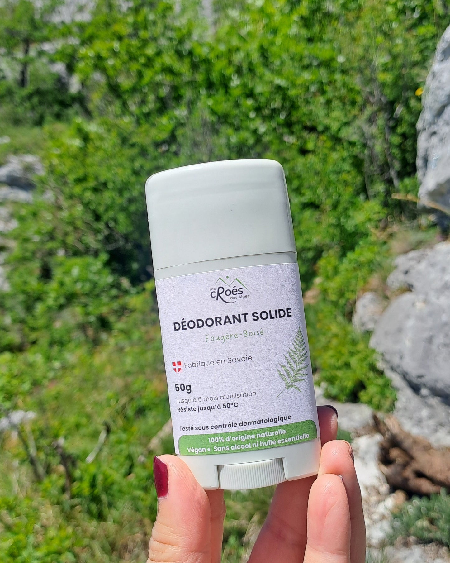 Les Croes des Alpes - Deodorant Fougere-Boise 50g 