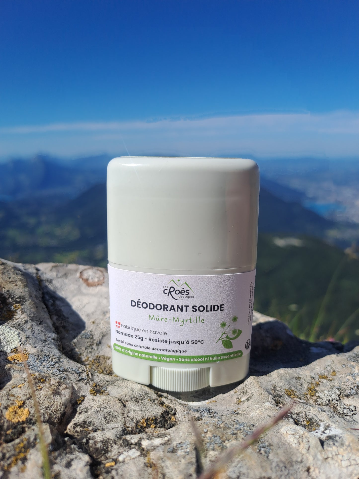 Les Croes des Alpes - Deodorant Mure-Myrtille 25g 
