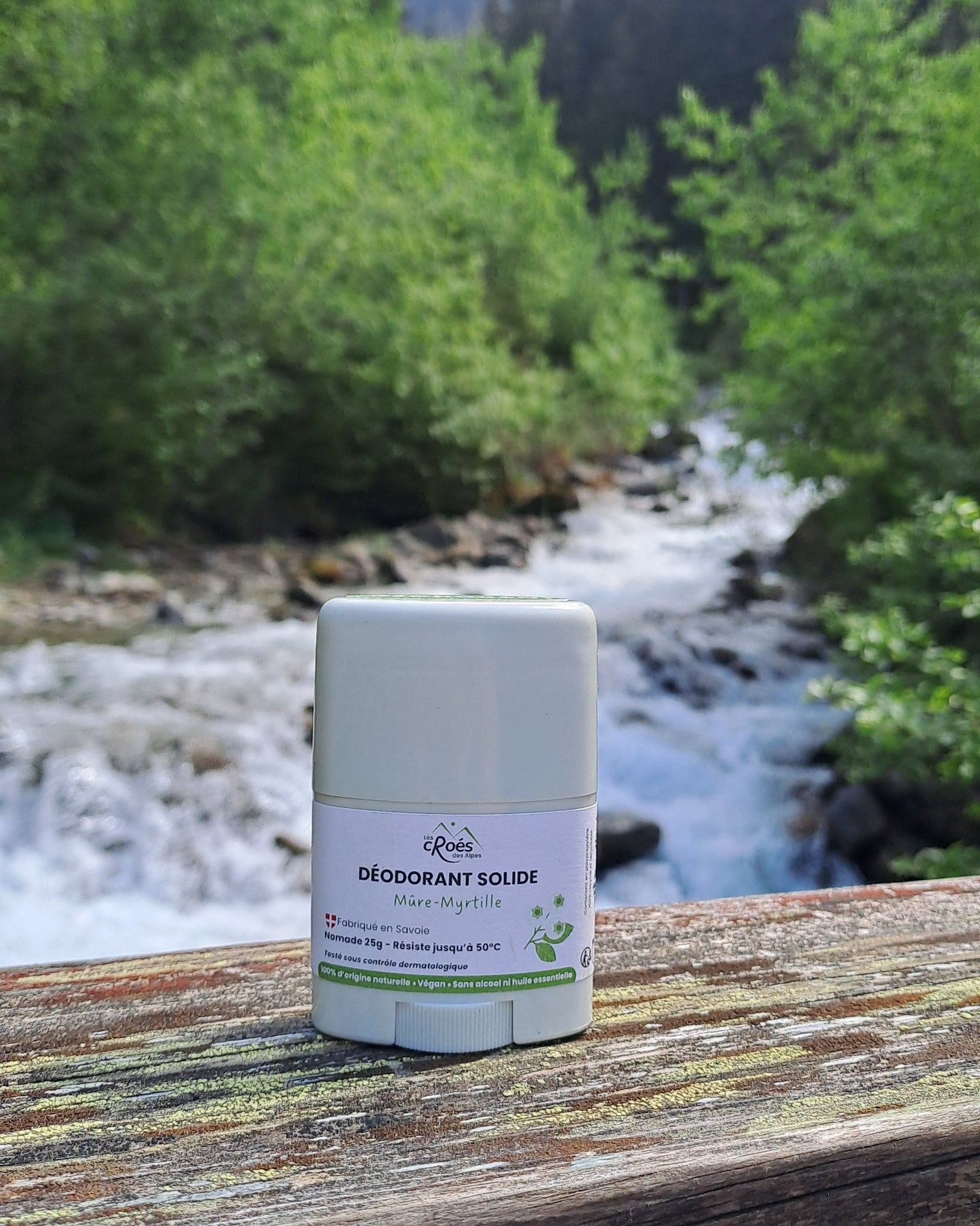 Les Croes des Alpes - Deodorant Mure-Myrtille 25g 